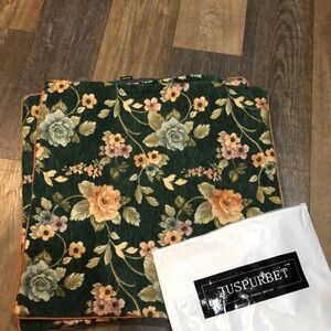 JUSPURBET Decorative Pillow Covers Set of 2 Chenille Throw. New